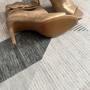 Vince Camuto Metallic Ankle Booties